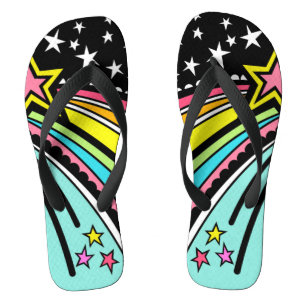 Shooting Star Flip Flops Beach Footwear