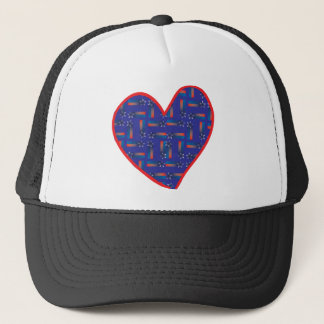 Shooting-Star-Heart Trucker Hat
