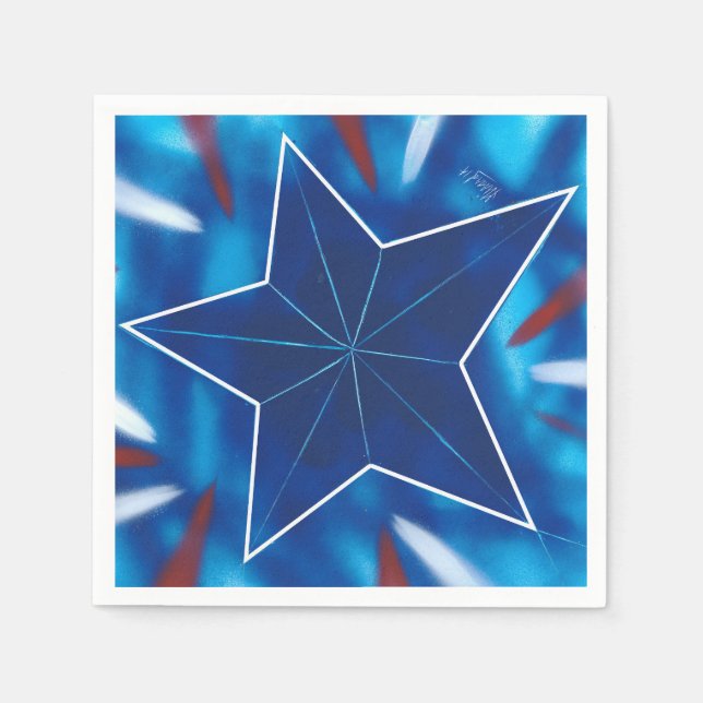 Shooting Star Napkin (Front)