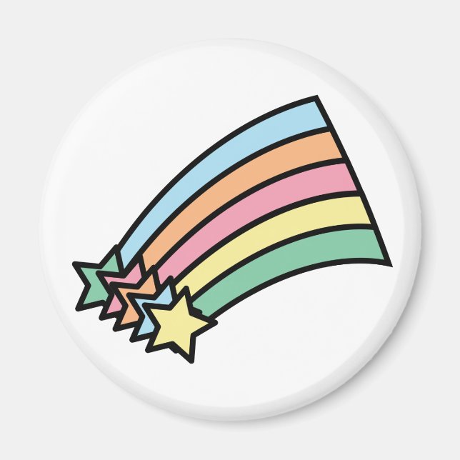 Shooting Star Rainbow Magnet (Front)