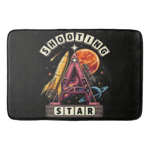 Shooting Star Space Bath Mat