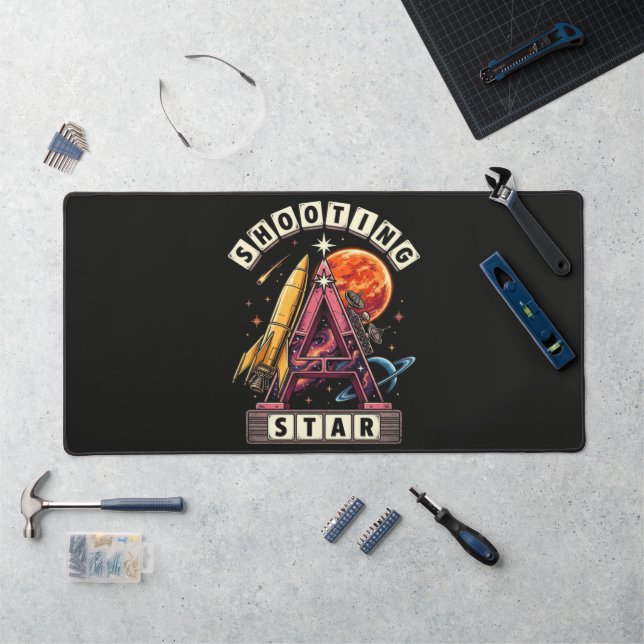 Shooting Star Space Desk Mat (Workstation)