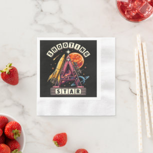 Shooting Star Space Napkin