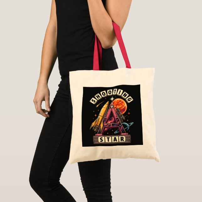 Shooting Star Space Tote Bag (Front (Product))