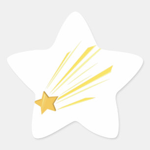 Shooting Star Star Sticker