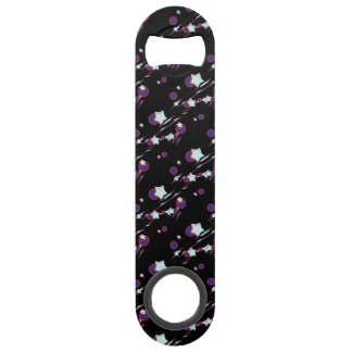 Shooting Stars & Comets Black Speed Bottle Opener