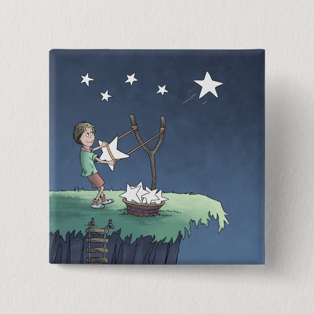 Shooting Stars - Creating Wishes Button (Front)
