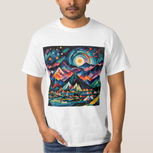 Shooting Stars over mountain peaks 2 T-Shirt