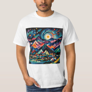 Shooting Stars over mountain peaks 2 T-Shirt