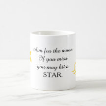 Shooting Stars Positive Inspirational Quote Mug