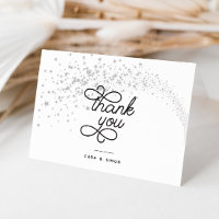 Shooting Stars Silver Bridal Shower or Wedding