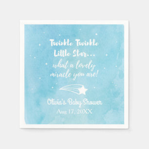 Shooting Twinkle Little Star Baby Shower Napkins