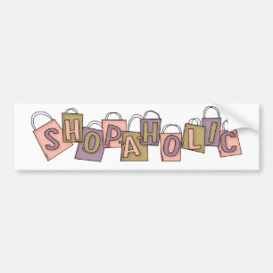 Shop-A-Holic Bumper Sticker