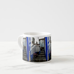 Shop and Steps in Obidos Portugal Espresso Cup