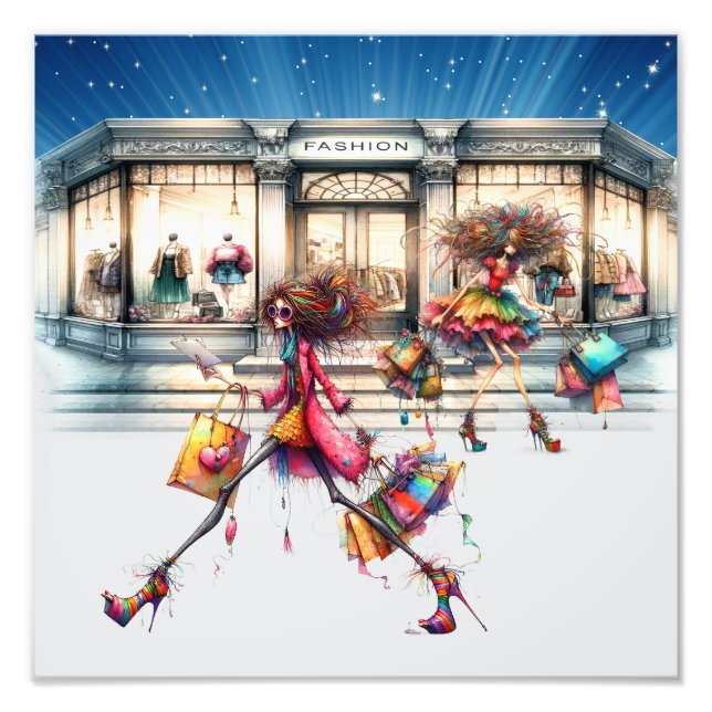 Shop Local  Photo Print (Front)