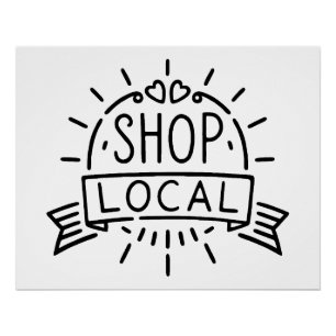 Shop local poster
