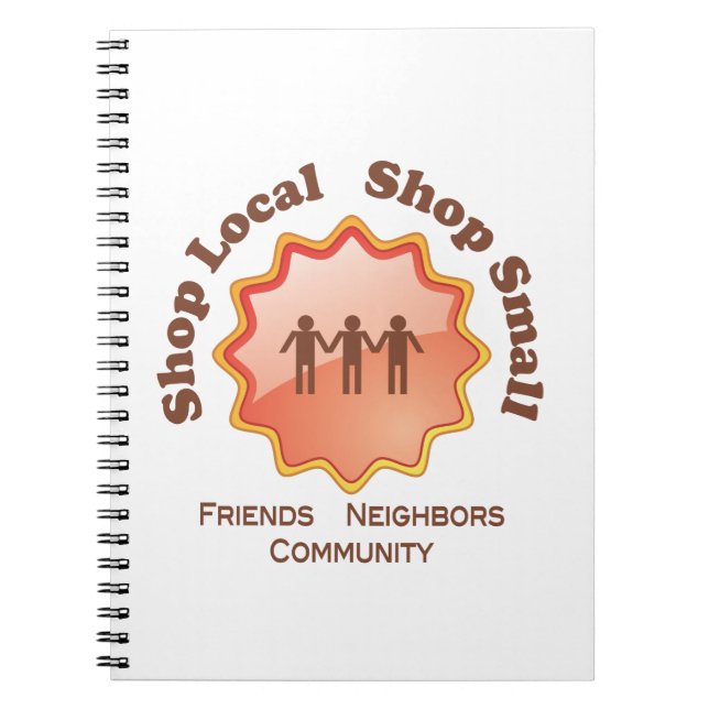 Shop Local, Shop Small Notebook (Front)