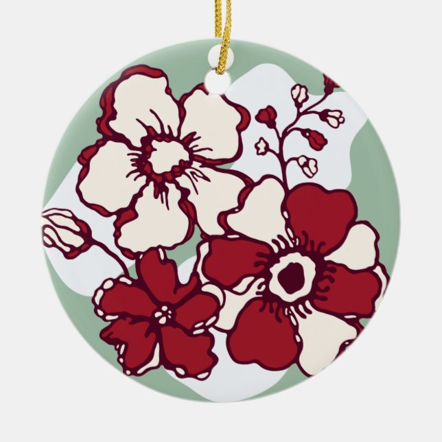 Shop Now for Ceramic Circle Ornaments (Front)