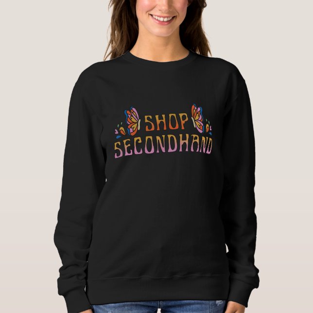 Shop Secondhand Thrift Stores Hippies 70s 1 Sweatshirt (Front)