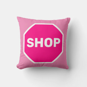 Shop Stop Sign Cushion