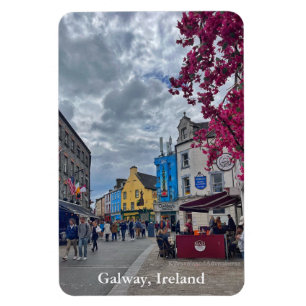 Shop street in Galway, Ireland Magnet