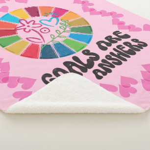 Shop Sustainable. Live Intentionally. Global Goals Sherpa Blanket