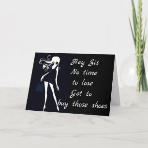 SHOP THEN CELEBRATE MY **SISTER'S** BIRTHDAY CARD