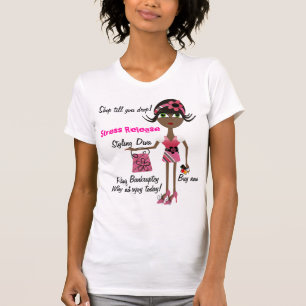 Shop Therapy Ladies Destroyed T-Shirt