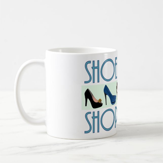 shopaholic coffee mug (Left)