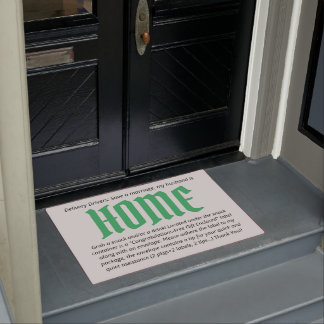 Shopaholic, Delivery Driver Help Doormat