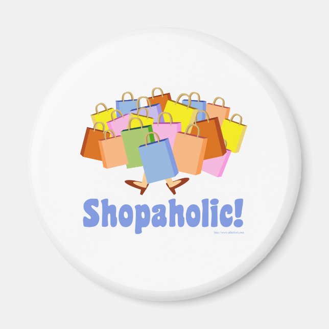 Shopaholic Magnet (Front)