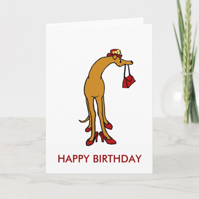 shopgrey, HAPPY BIRTHDAY Card (Front)
