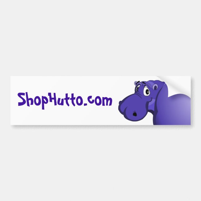 ShopHutto Bumper Sticker (Front)