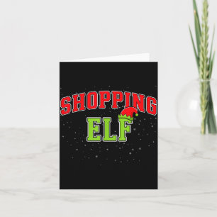 Shopng Elf Christmas Family Matching Group Xmas Sh Card