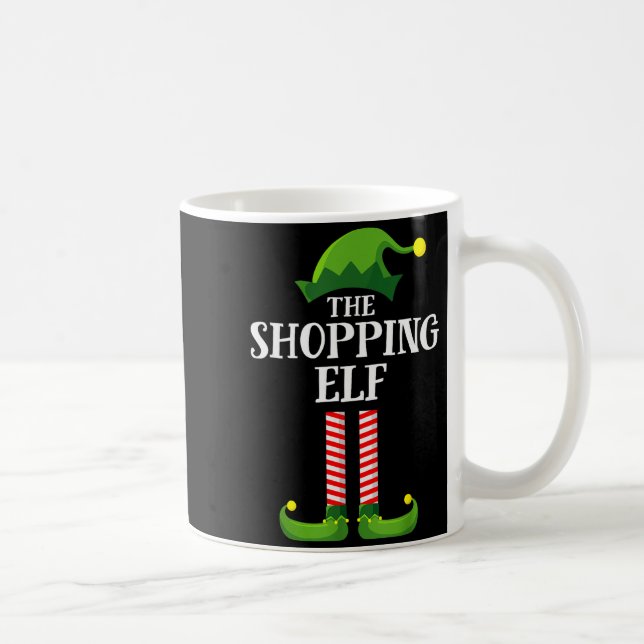 Shopng Elf Matching Family Group Christmas Party P Coffee Mug (Right)