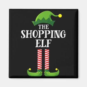 Shopng Elf Matching Family Group Christmas Party P Magnet