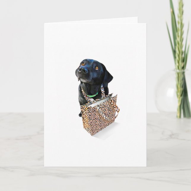Shopoholic Greeting Card (Front)