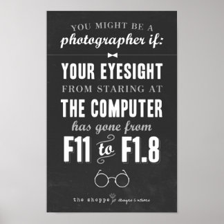 Shoppe Satire - Humour for Photographers Poster