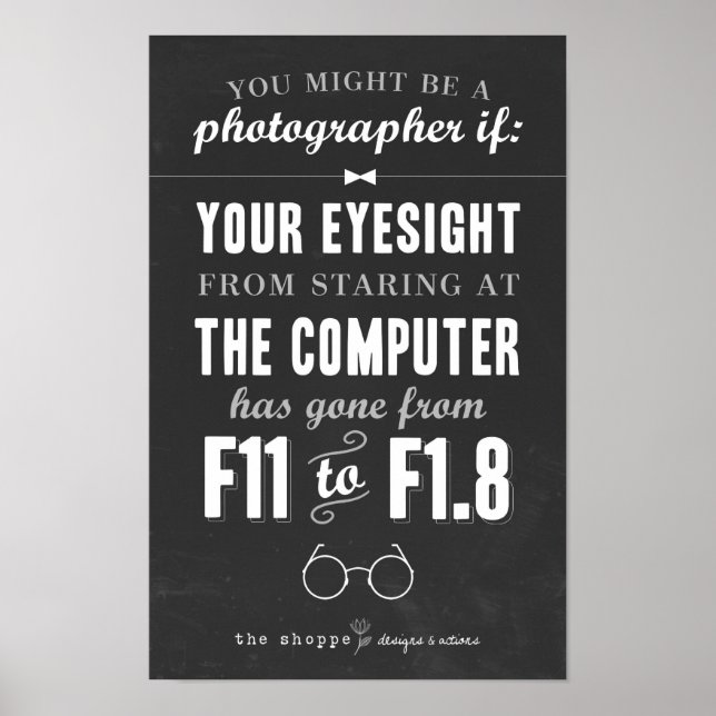 Shoppe Satire - Humour for Photographers Poster (Front)