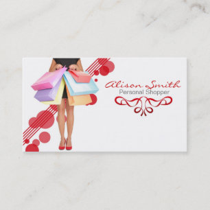 Shopper personnel business card