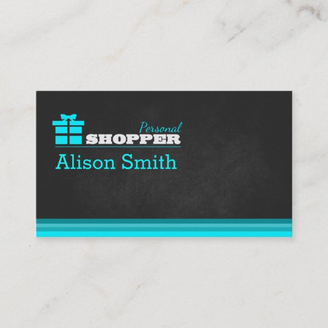 Shopper personnel business card (Front)