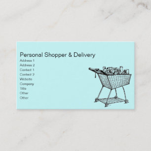 Shopping Cart Business Card
