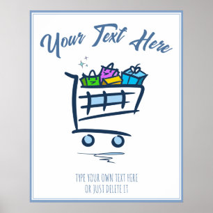 Shopping Cart. Promotion / Winter Sale Poster