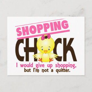 Shopping Chick 2 Postcard