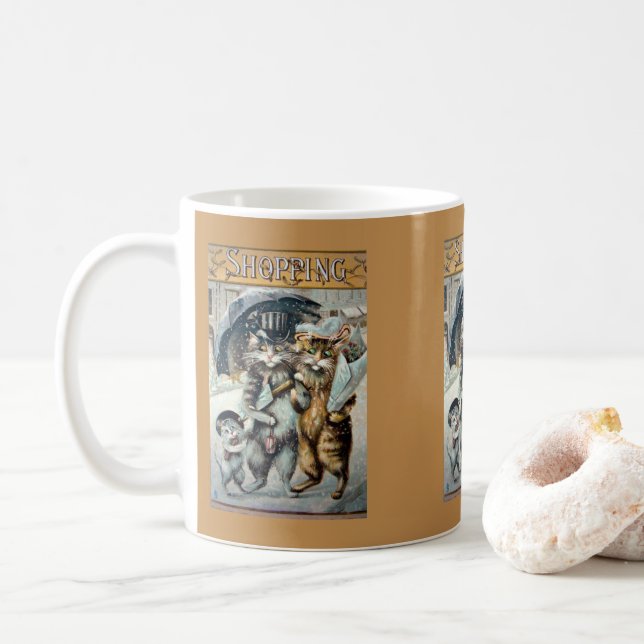 Shopping Coffee Mug (With Donut)