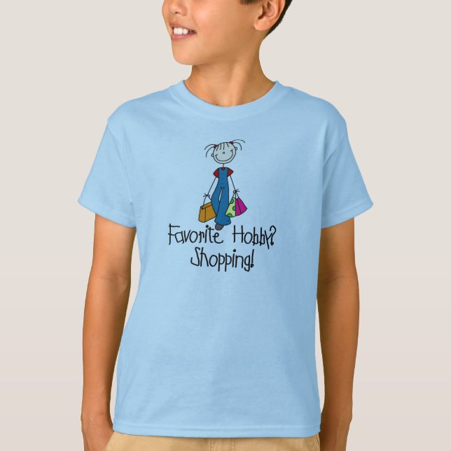 Shopping Favourite Hobby Shirt (Front)