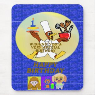 Shopping for a Birthday Party Mouse Mat