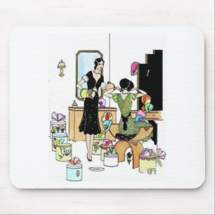 Shopping for hats mouse mat