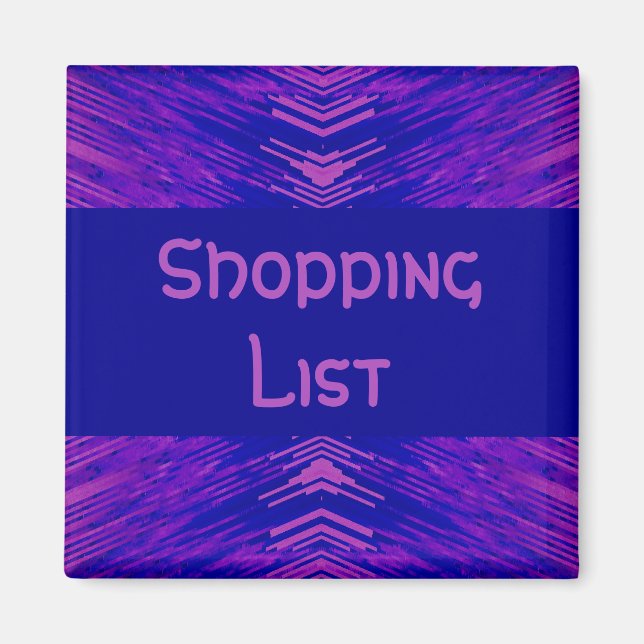 Shopping List Holder Magnet (Front)