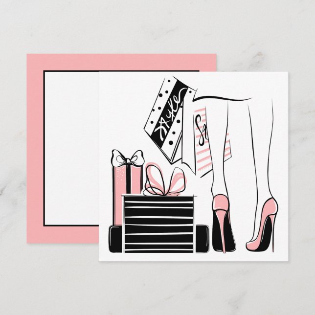 Shopping Love Card (Front/Back)